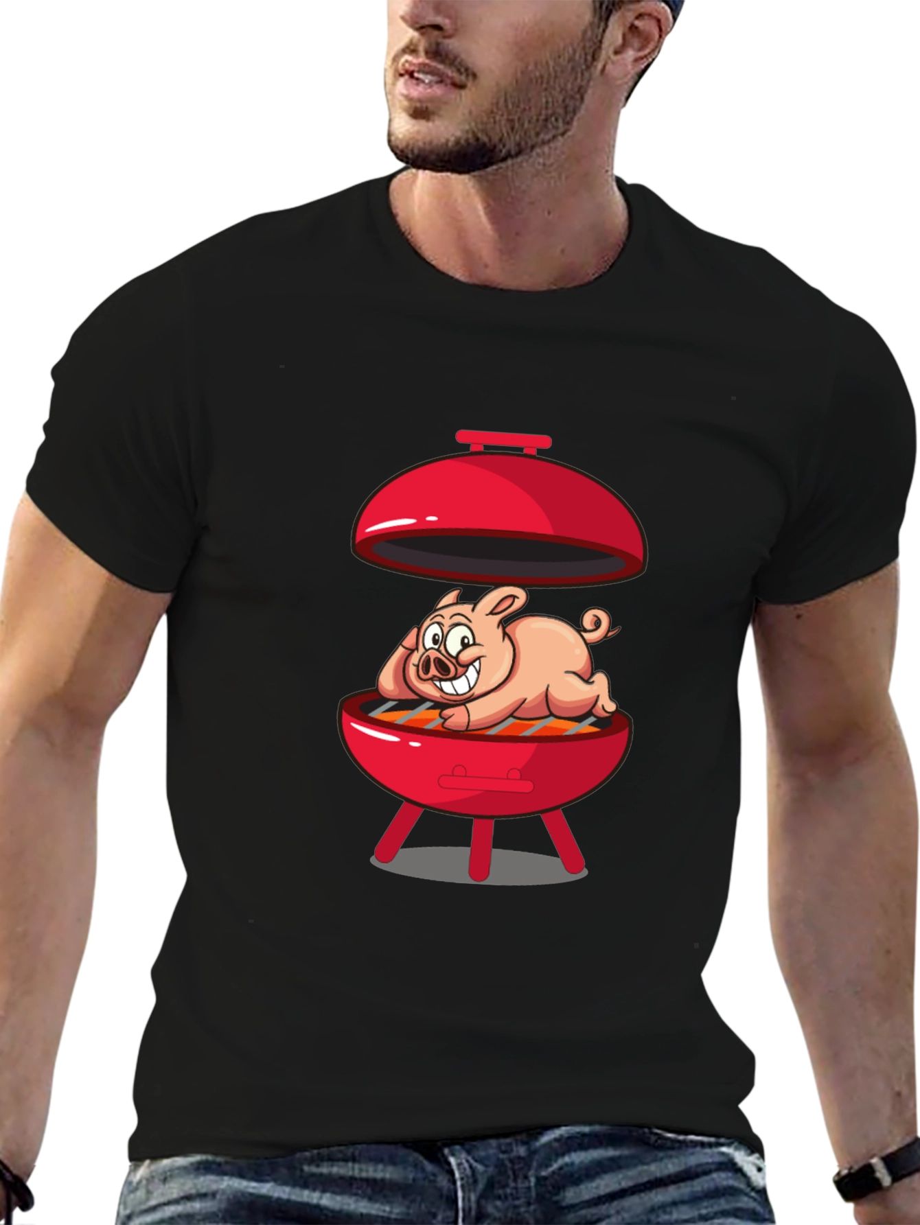 Funny Pig BBQ T-Shirt