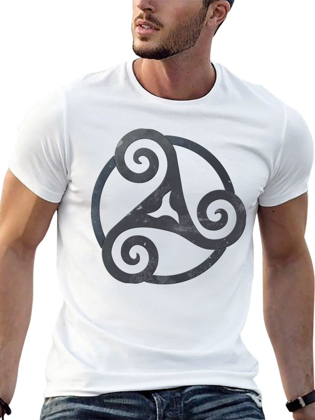 Celtic Triskele Graphic T-Shirt