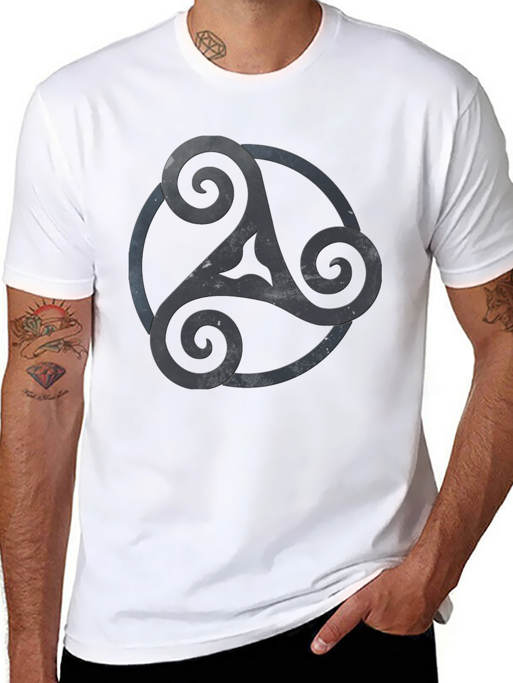 Celtic Triskele Graphic T-Shirt