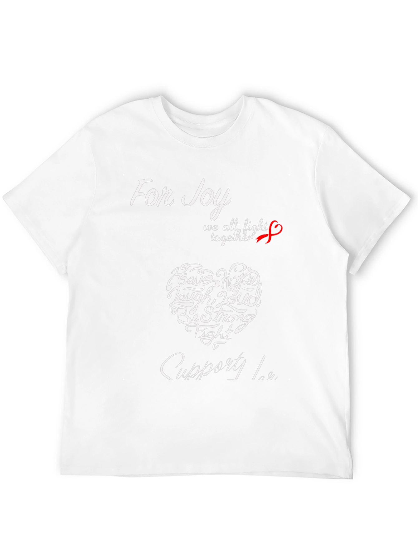 For Joy T-Shirt Cancer Awareness Support Tee
