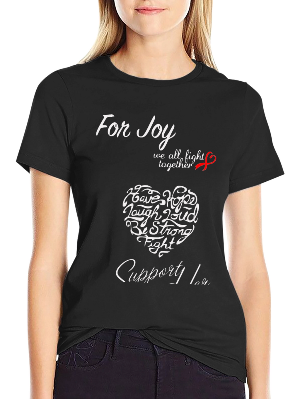 For Joy T-Shirt Cancer Awareness Support Tee