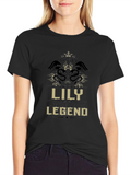 Lily Legend Black T-Shirt