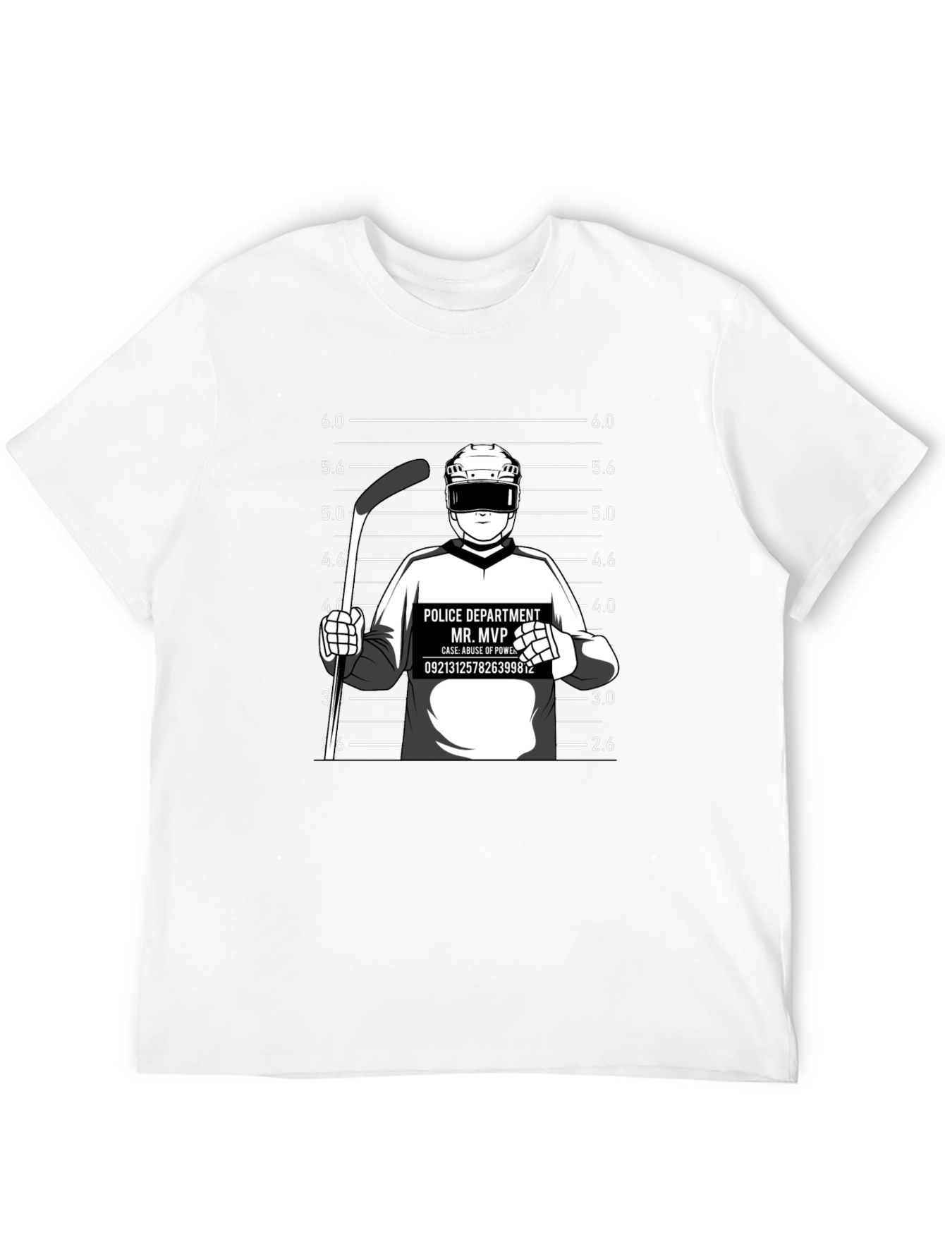 Mr. MVP Hockey Mugshot Graphic T-Shirt
