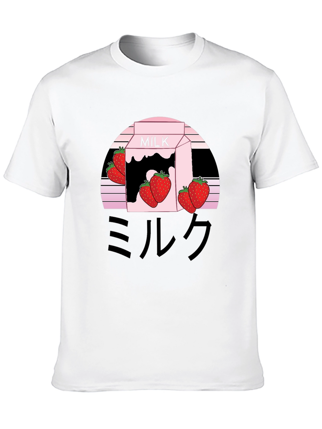 Strawberry Milk Aesthetic Graphic Tee - Kawaii Style