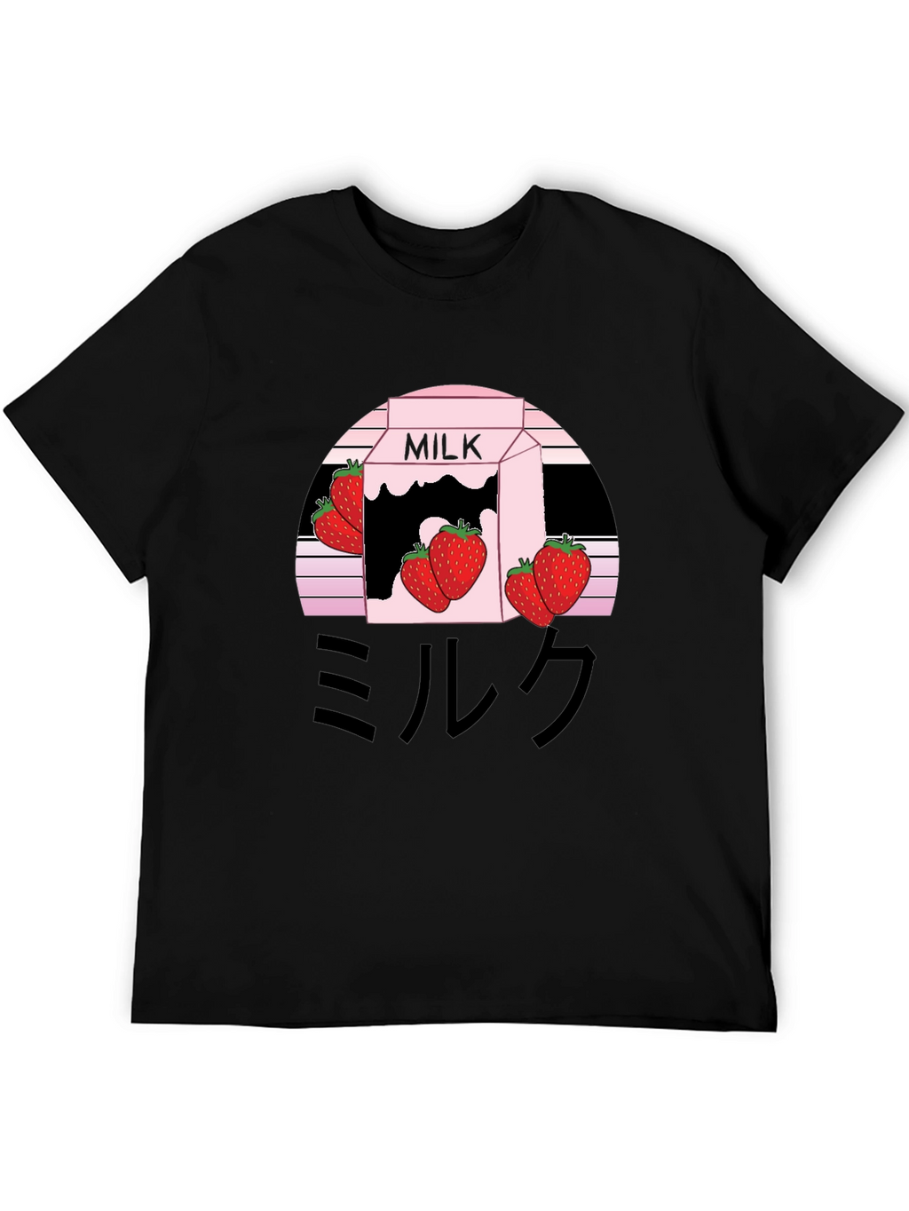 Strawberry Milk Aesthetic Graphic Tee - Kawaii Style