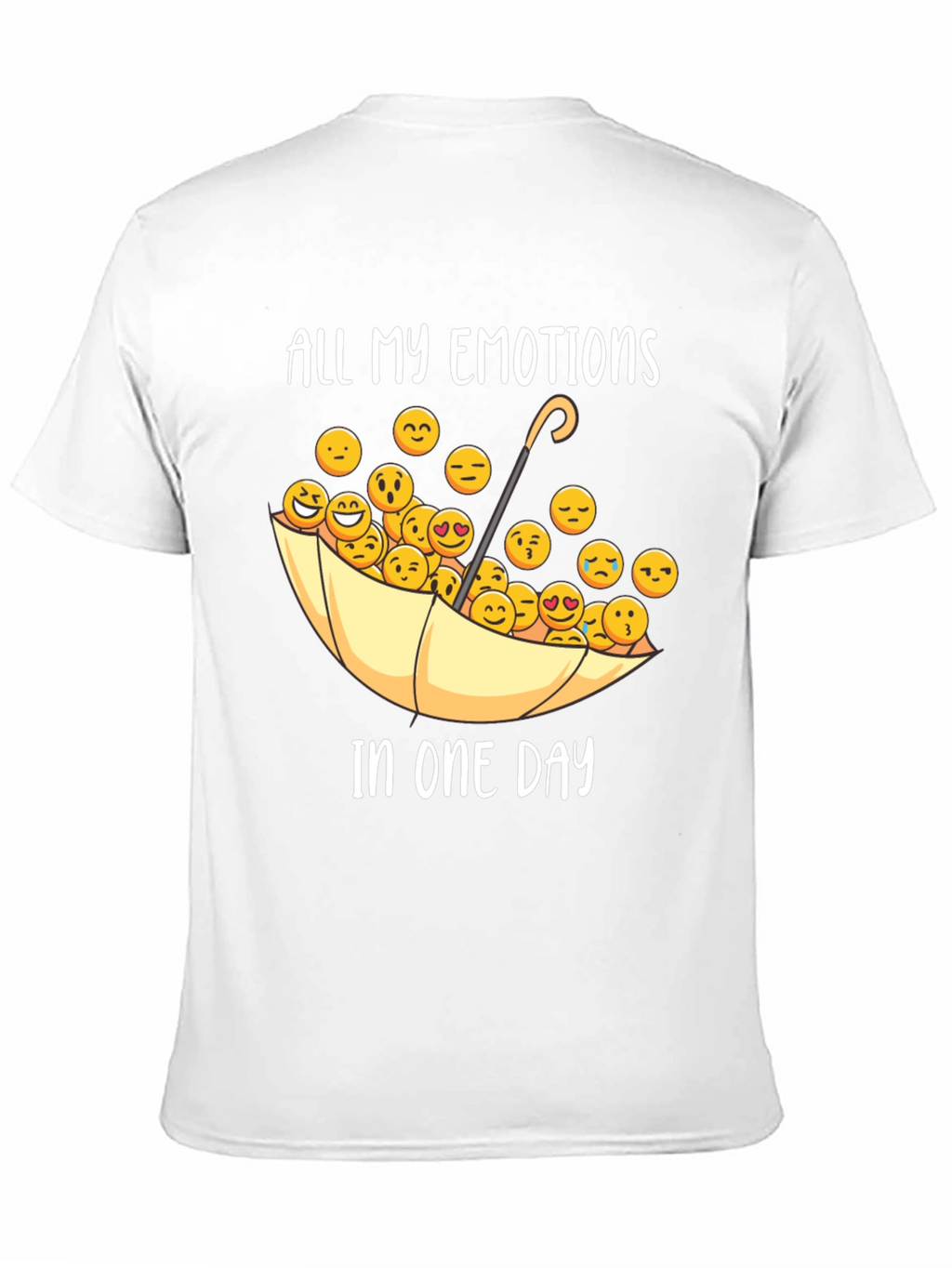 Emotional Day T-Shirt - Umbrella Emoji Tee