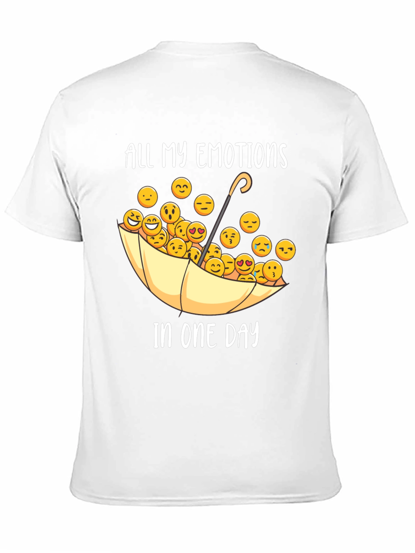 Emotional Day T-Shirt - Umbrella Emoji Tee