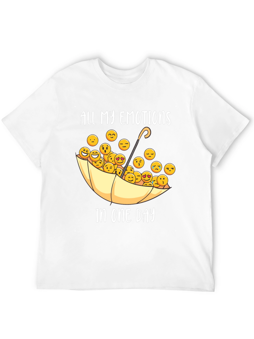 Emotional Day T-Shirt - Umbrella Emoji Tee