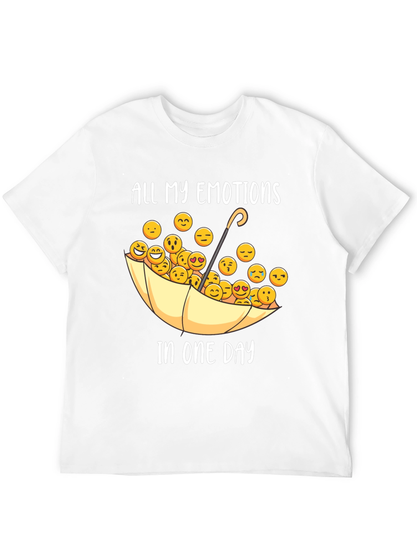 Emotional Day T-Shirt - Umbrella Emoji Tee