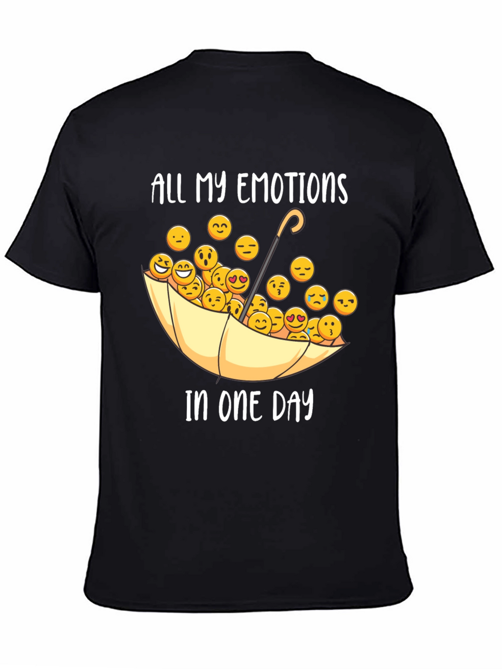 Emotional Day T-Shirt - Umbrella Emoji Tee