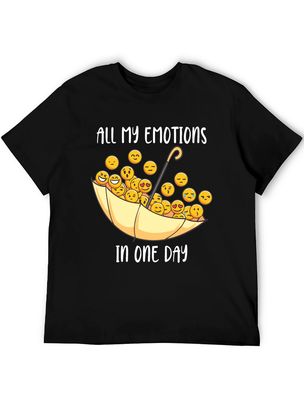 Emotional Day T-Shirt - Umbrella Emoji Tee