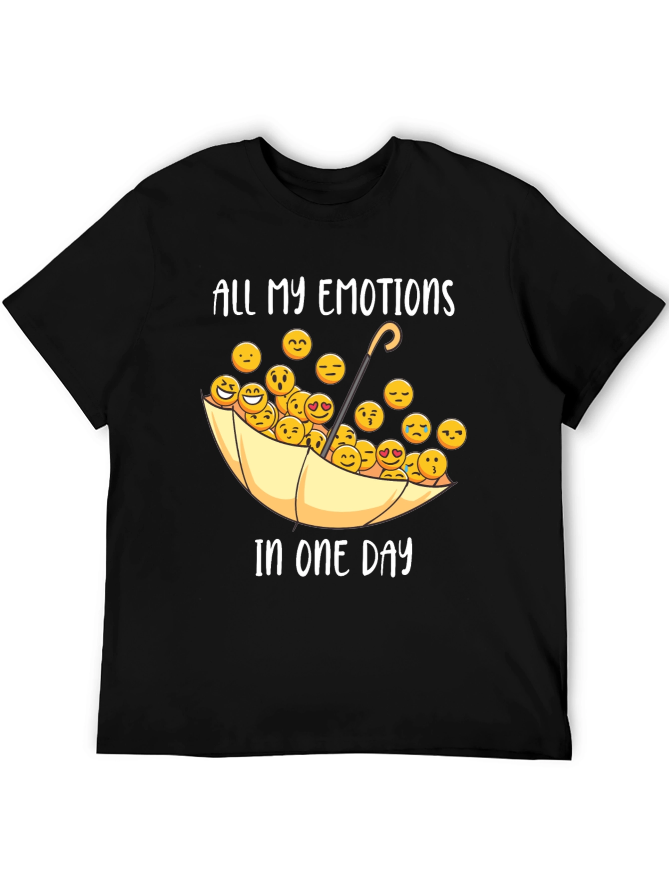 Emotional Day T-Shirt - Umbrella Emoji Tee