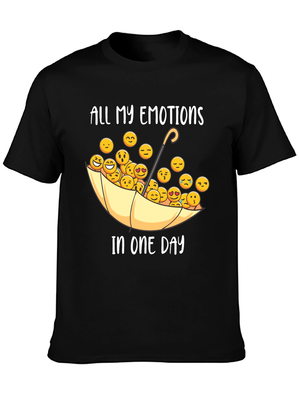 Emotional Day T-Shirt - Umbrella Emoji Tee
