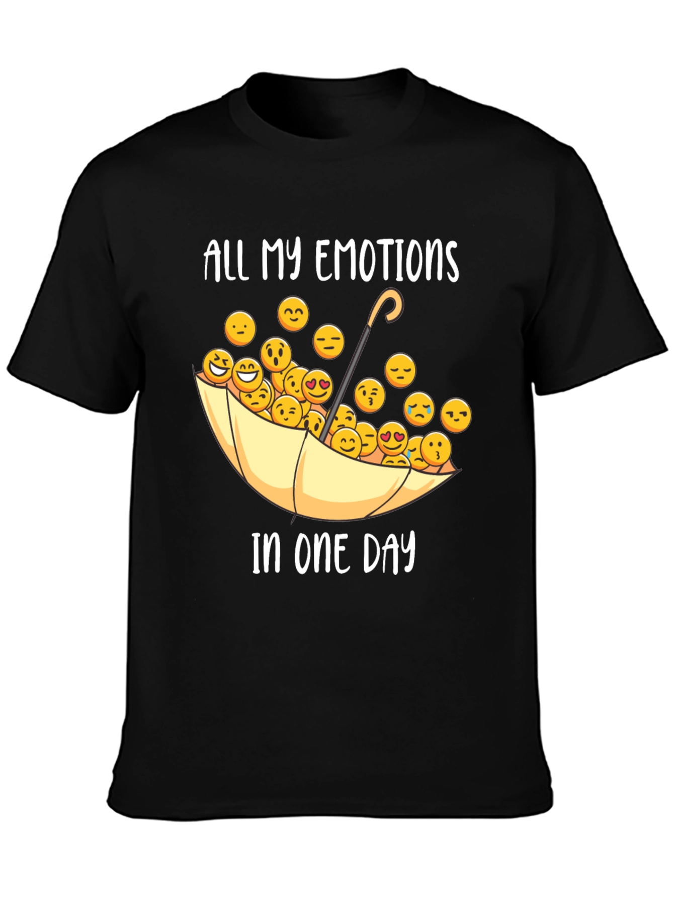Emotional Day T-Shirt - Umbrella Emoji Tee