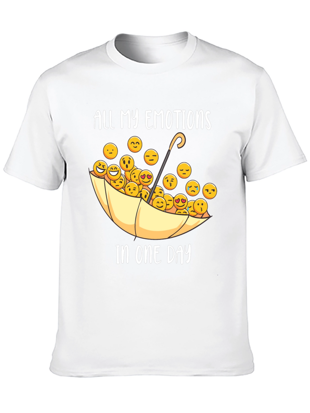 Emotional Day T-Shirt - Umbrella Emoji Tee