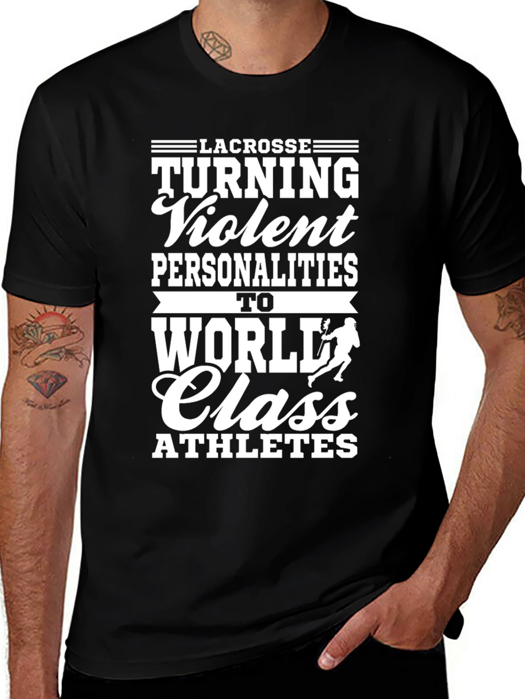 Lacrosse Violent Personalities T-Shirt
