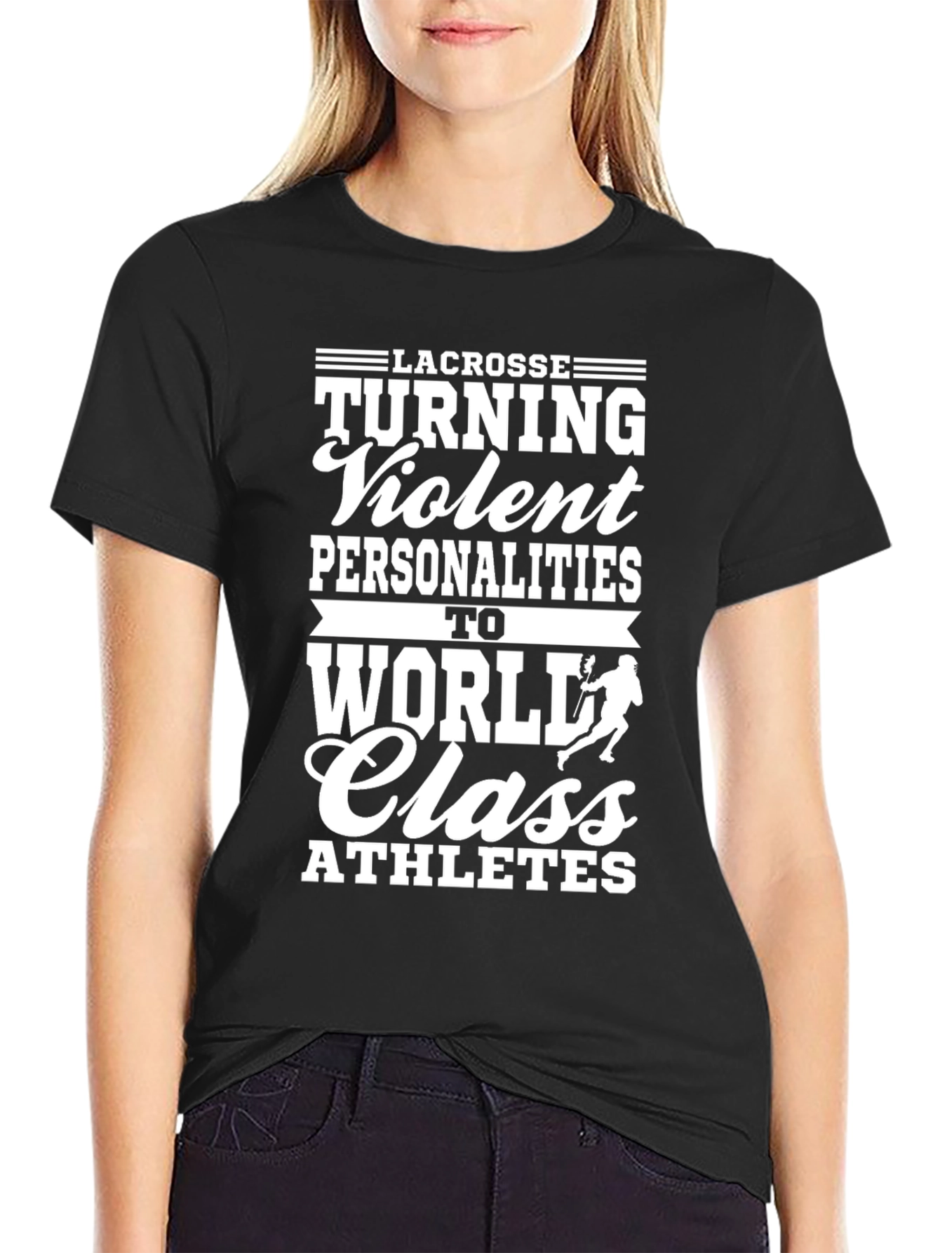 Lacrosse Violent Personalities T-Shirt