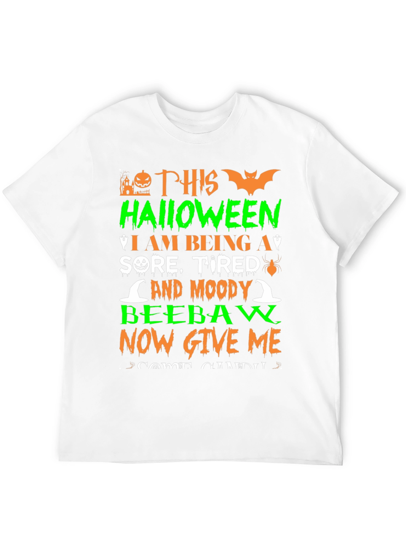 Halloween Sore Tired Moody T-Shirt