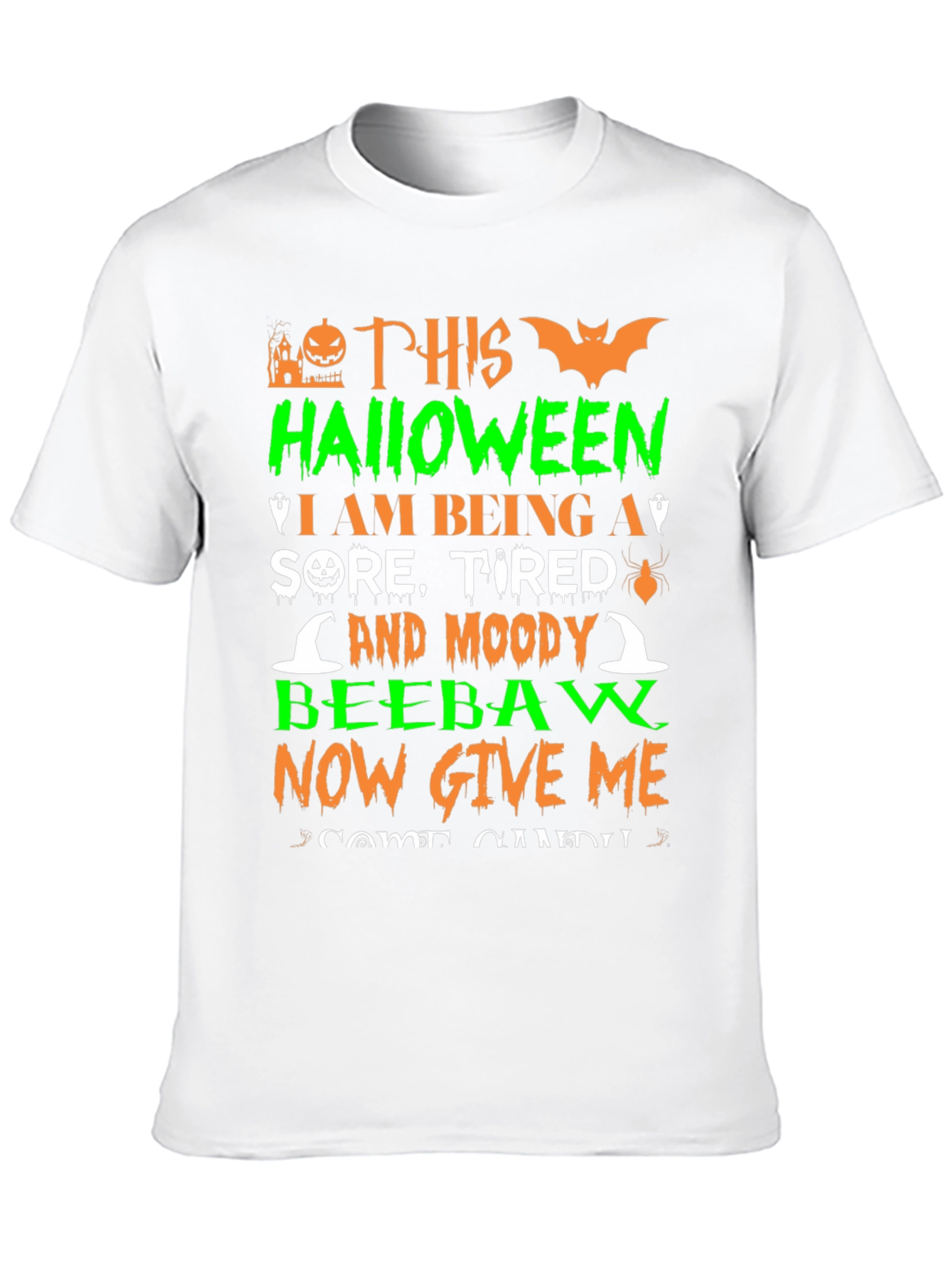 Halloween Sore Tired Moody T-Shirt