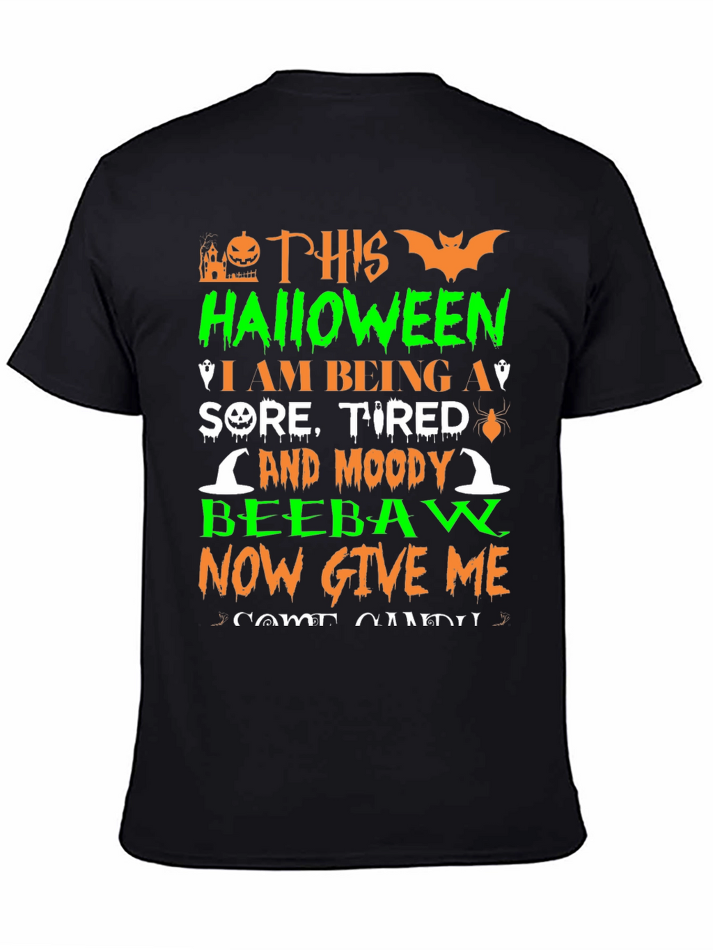 Halloween Sore Tired Moody T-Shirt