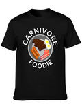Carnivore Foodie Black T-Shirt - Meat Lover Tee