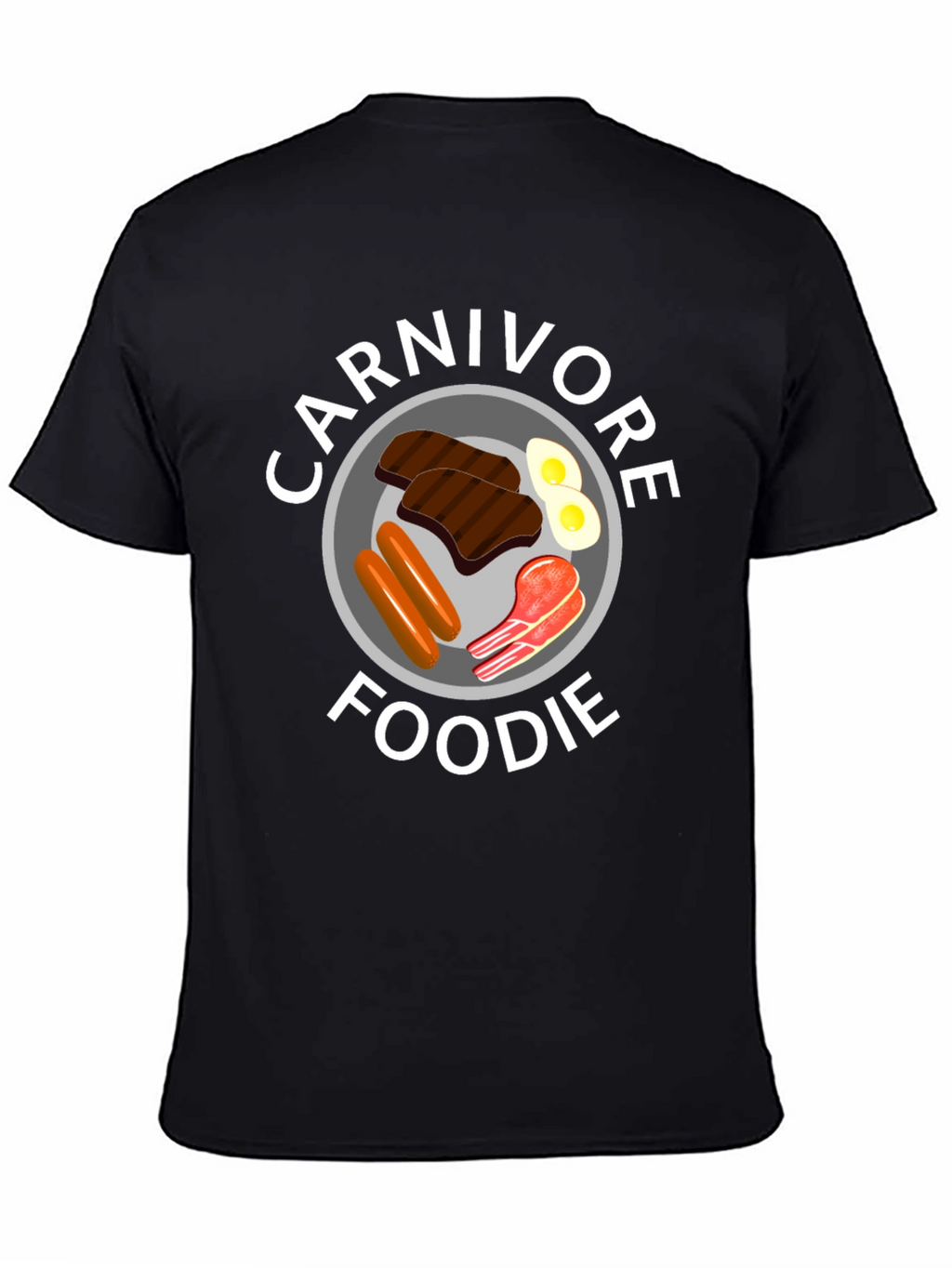 Carnivore Foodie Black T-Shirt - Meat Lover Tee