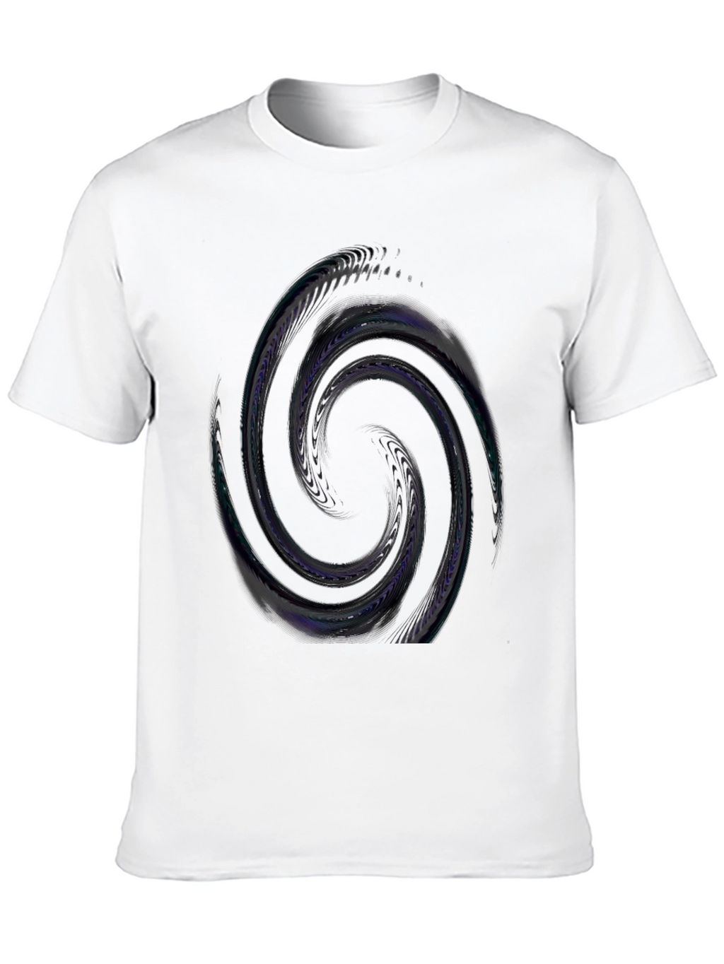 Abstract Swirl Graphic Tee - Modern Comfort