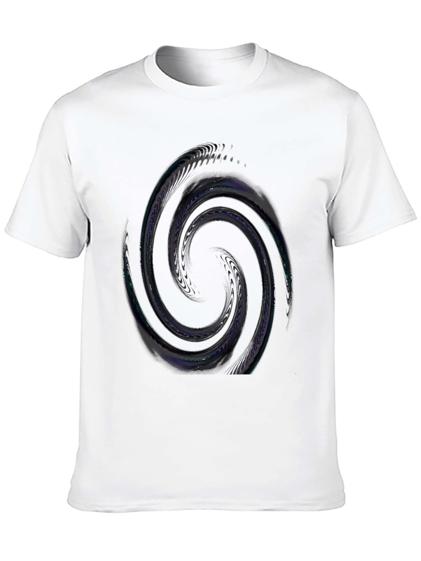 Abstract Swirl Graphic Tee - Modern Comfort