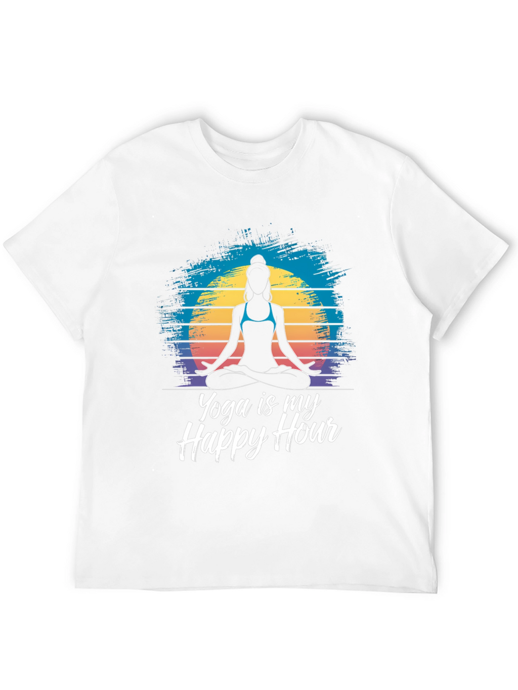 Yoga is My Happy Hour Graphic Tee