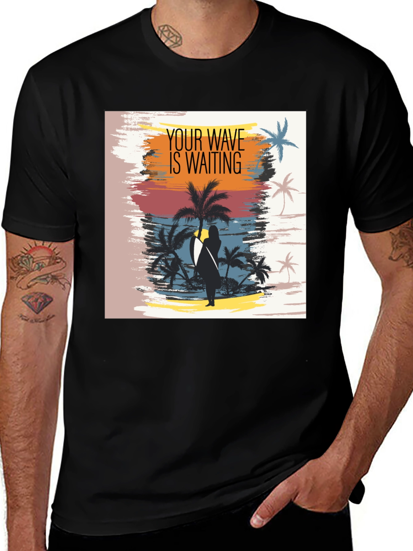 Your Wave is Waiting Graphic T-Shirt