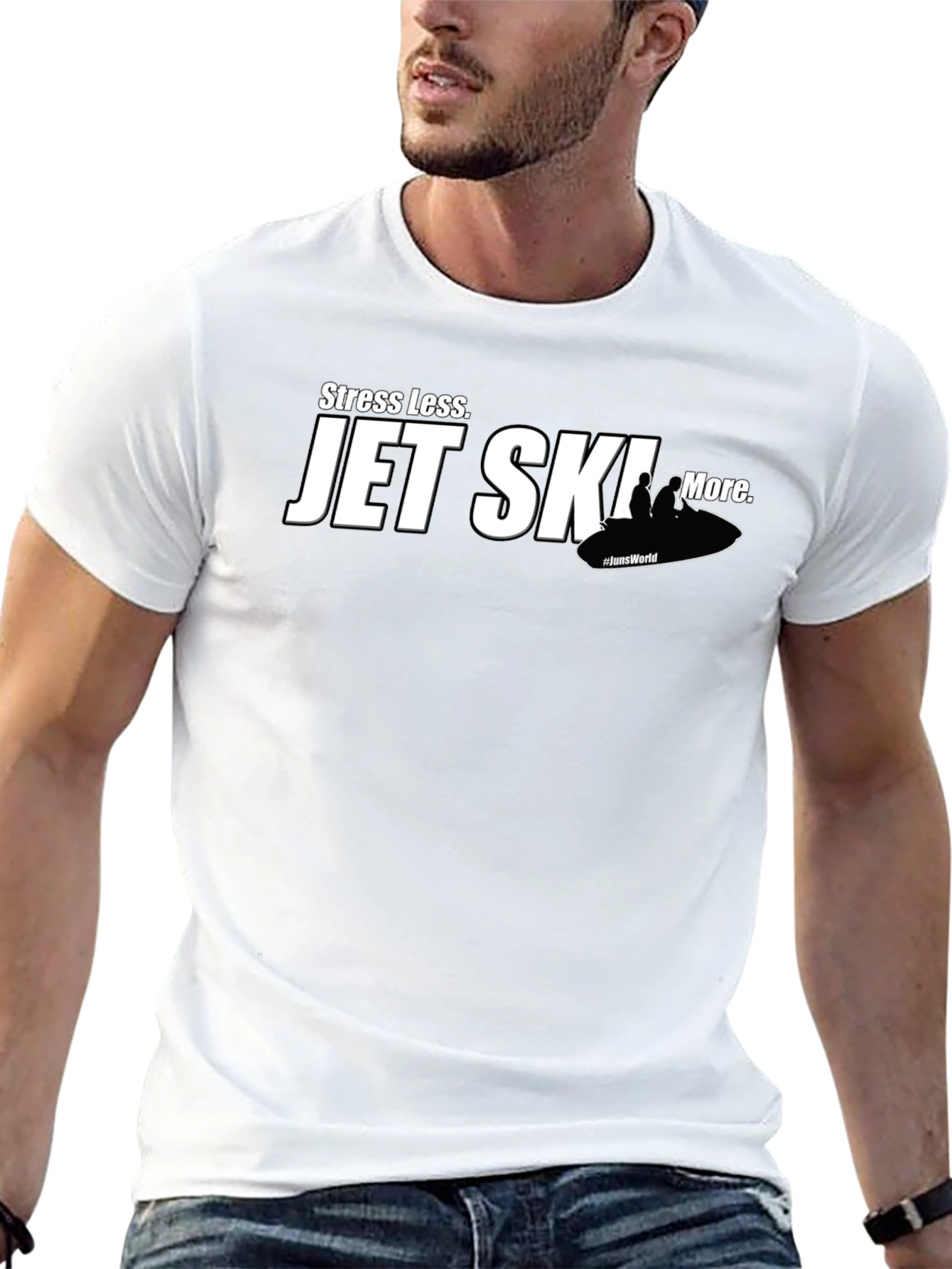 Stress Less Jet Ski T-Shirt