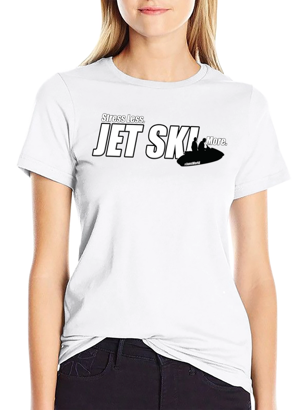 Stress Less Jet Ski T-Shirt