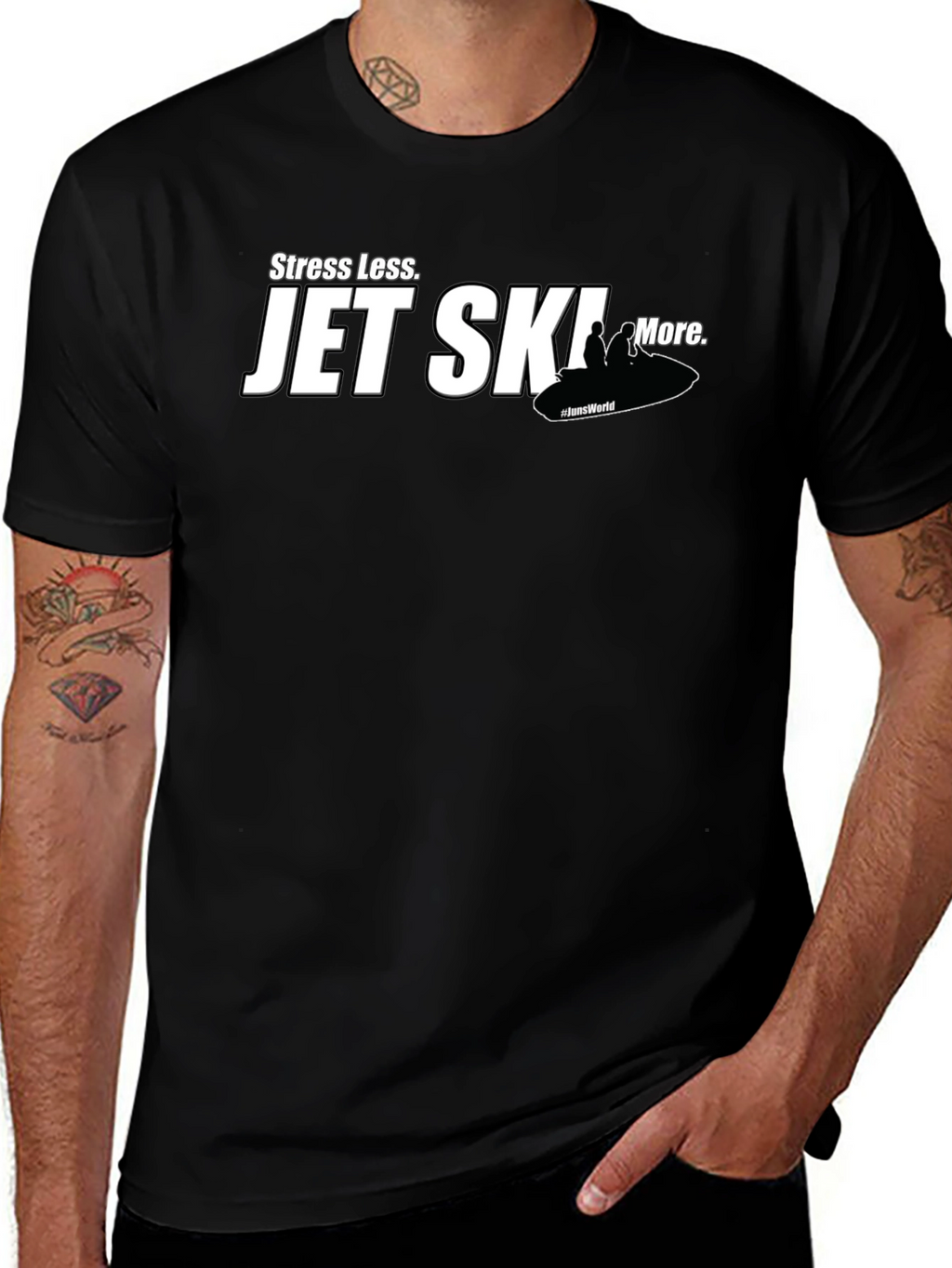 Stress Less Jet Ski T-Shirt