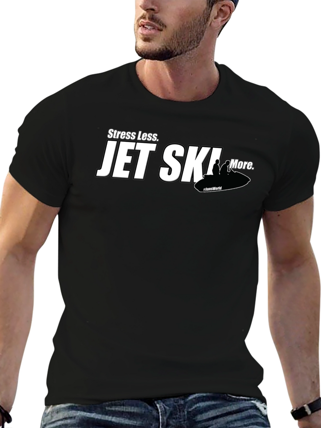 Stress Less Jet Ski T-Shirt