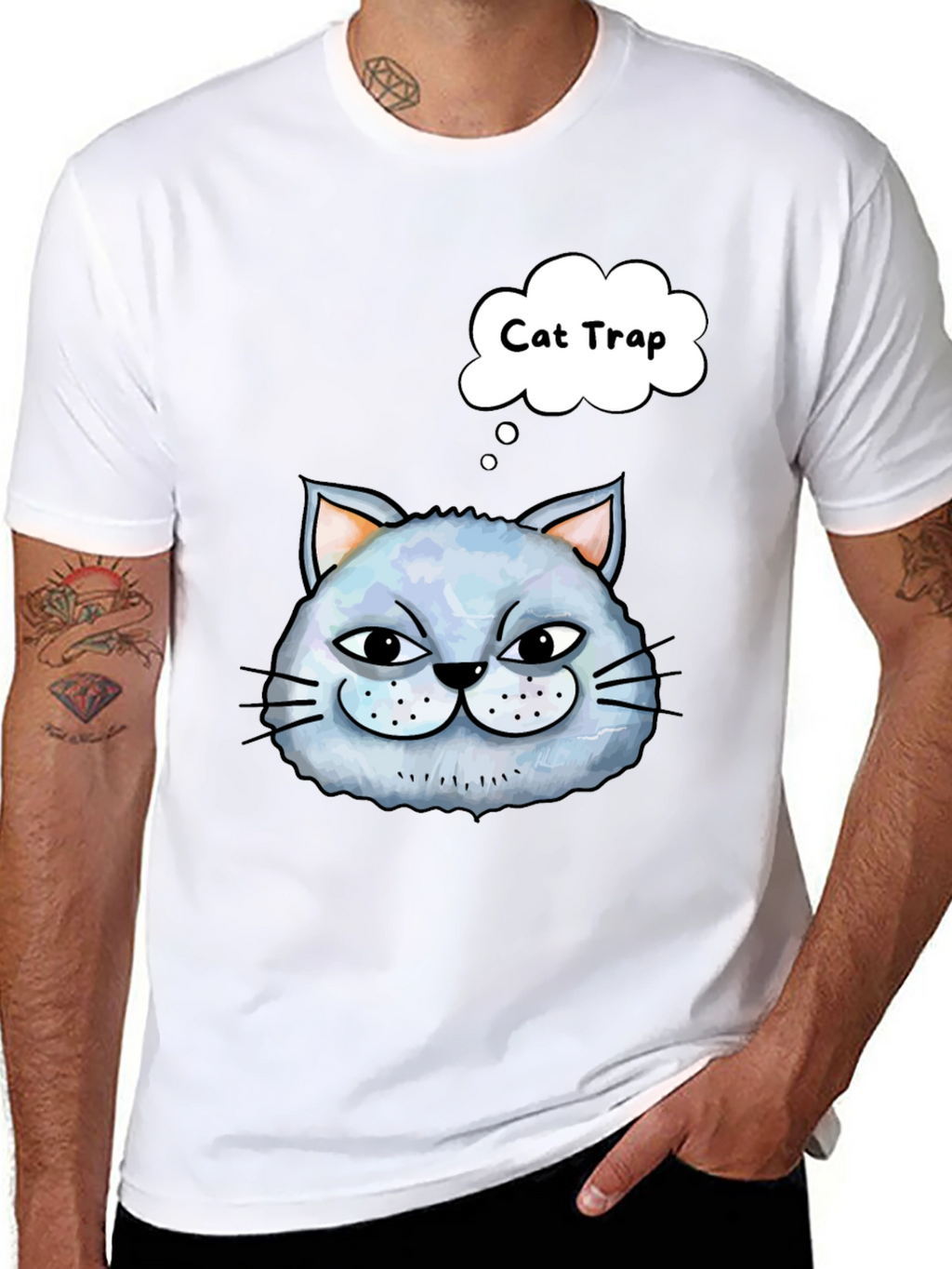 Cat Trap T-Shirt - Unisex Cotton Tee