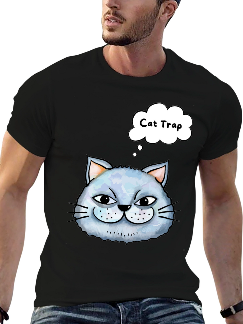 Cat Trap T-Shirt - Unisex Cotton Tee