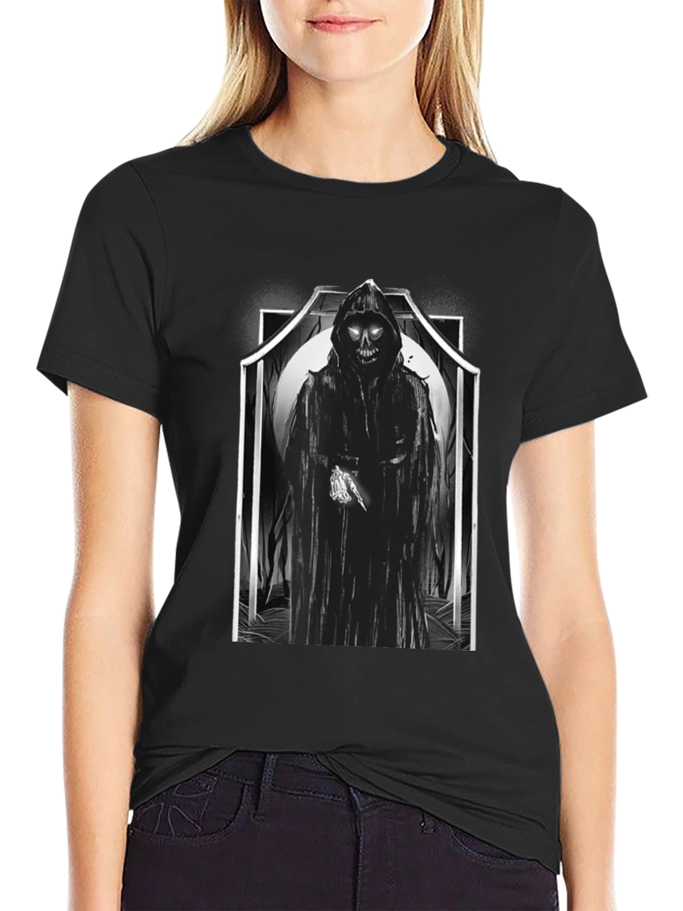 Grim Reaper Graphic T-Shirt - Death Design