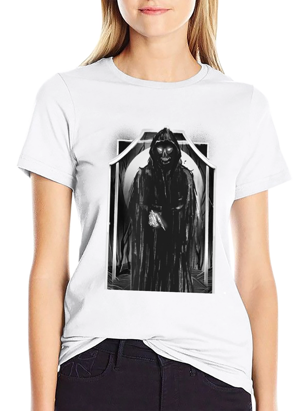 Grim Reaper Graphic T-Shirt - Death Design