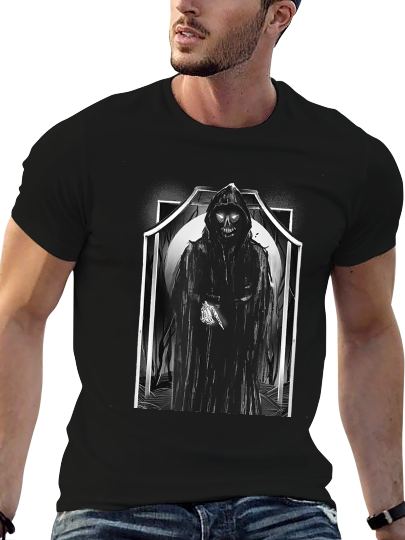Grim Reaper Graphic T-Shirt - Death Design