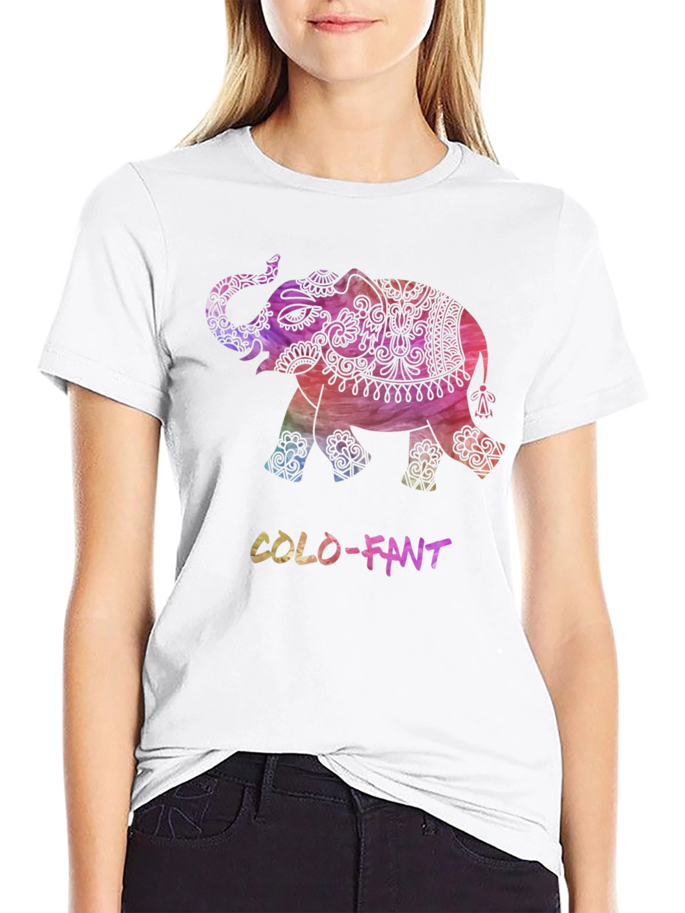 Colorful Elephant T-Shirt