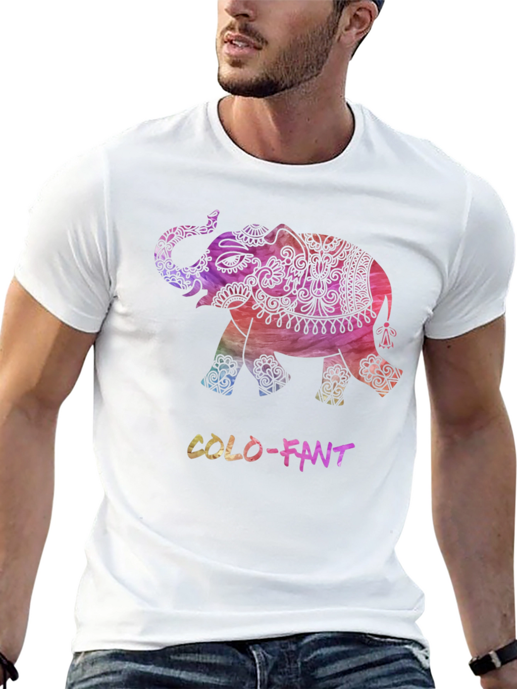 Colorful Elephant T-Shirt