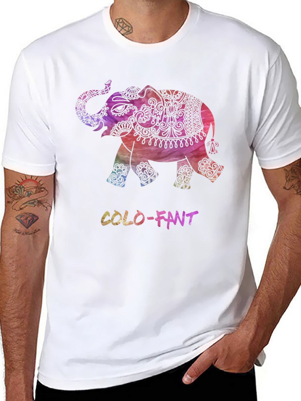 Colorful Elephant T-Shirt