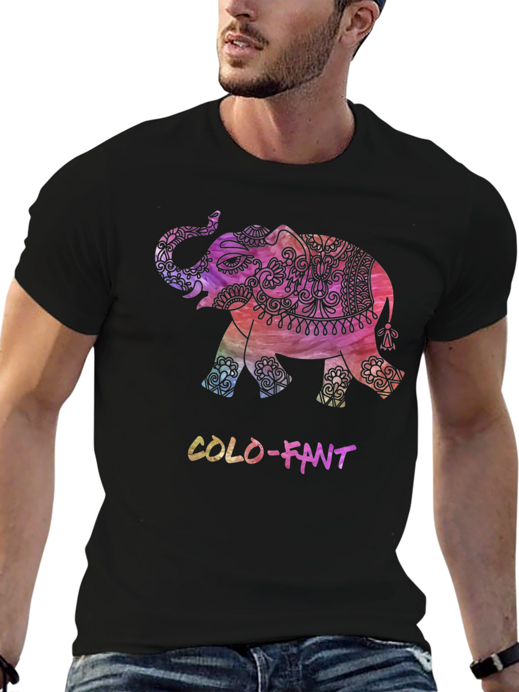 Colorful Elephant T-Shirt