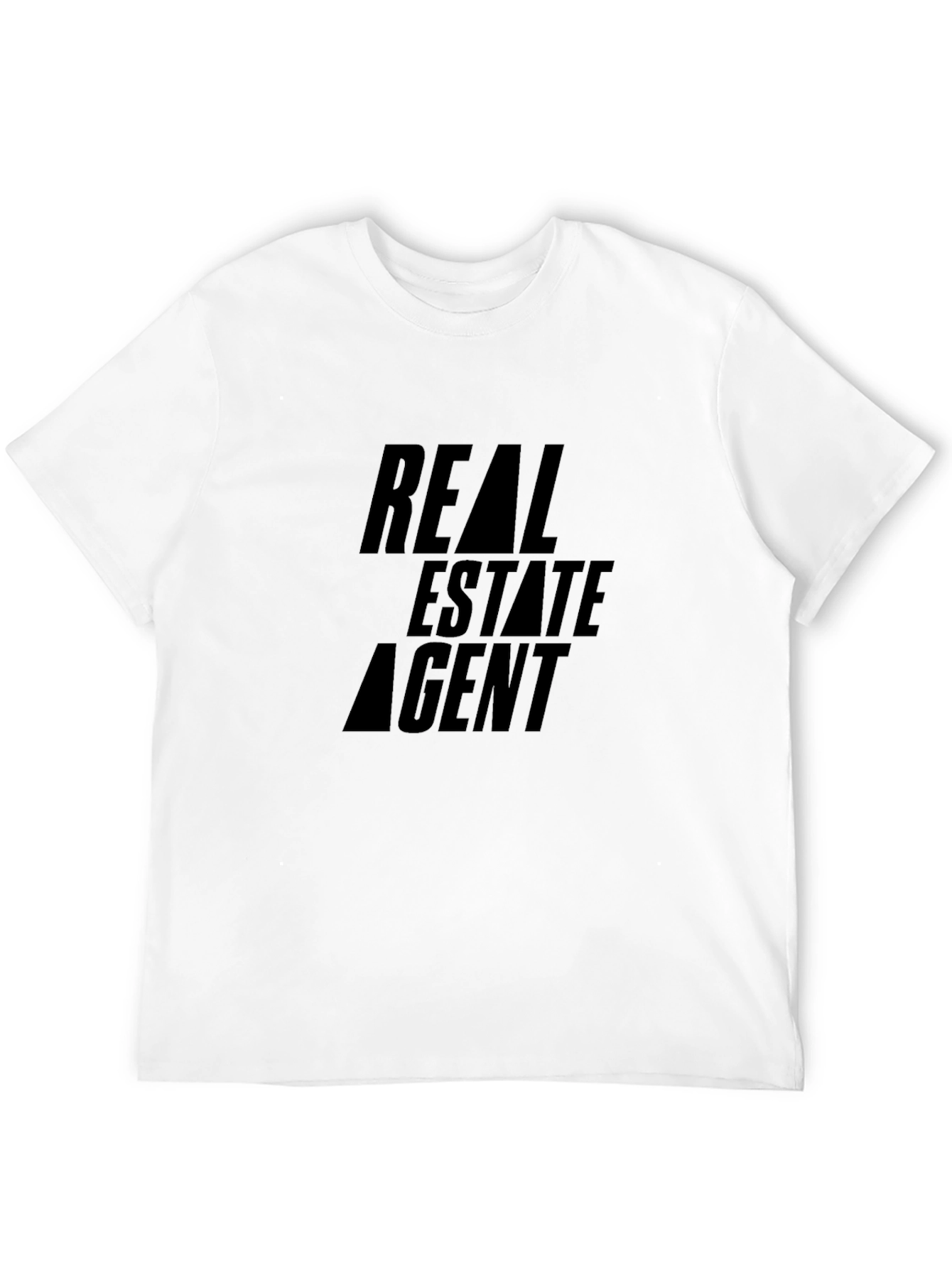Real Estate Agent Graphic Tee - Classic Black T-Shirt