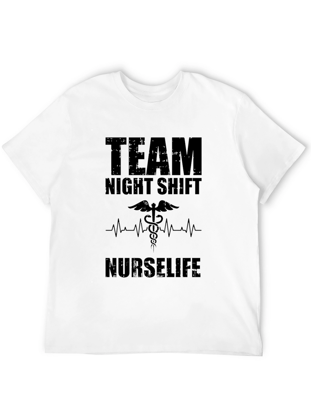 Team Night Shift Nurse Life Graphic Tee