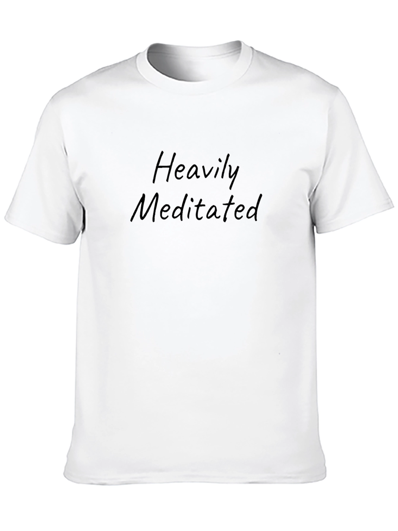 Heavily Meditated Black T-Shirt