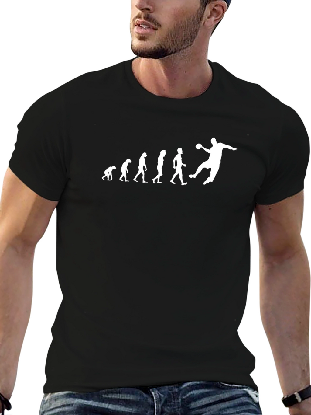 Handball Evolution Black T-Shirt