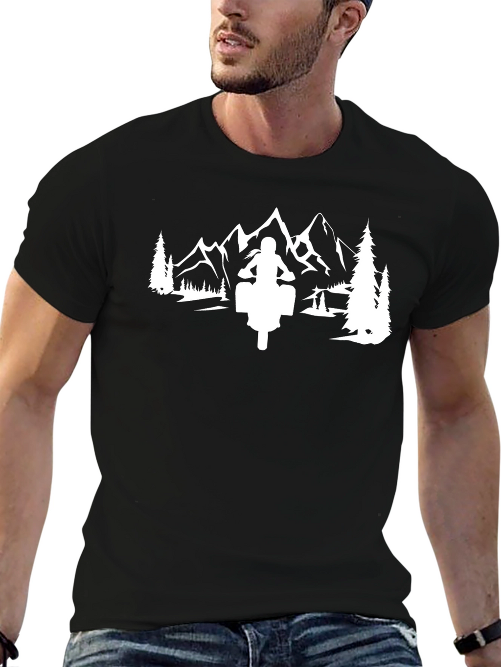 Adventure Motorcycle Graphic Tee