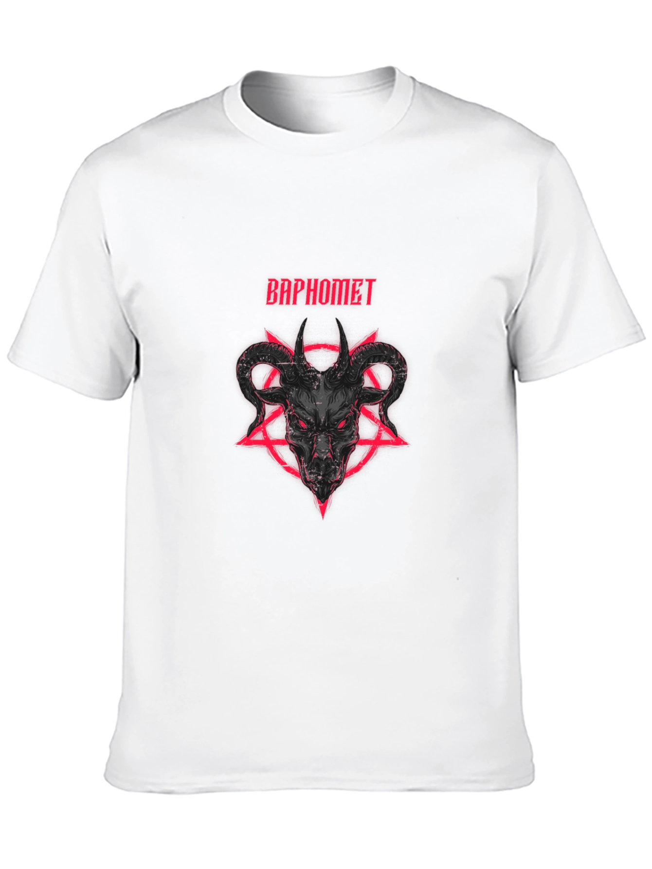 Baphomet Goat Tee - Satanic Graphic T-Shirt - Black