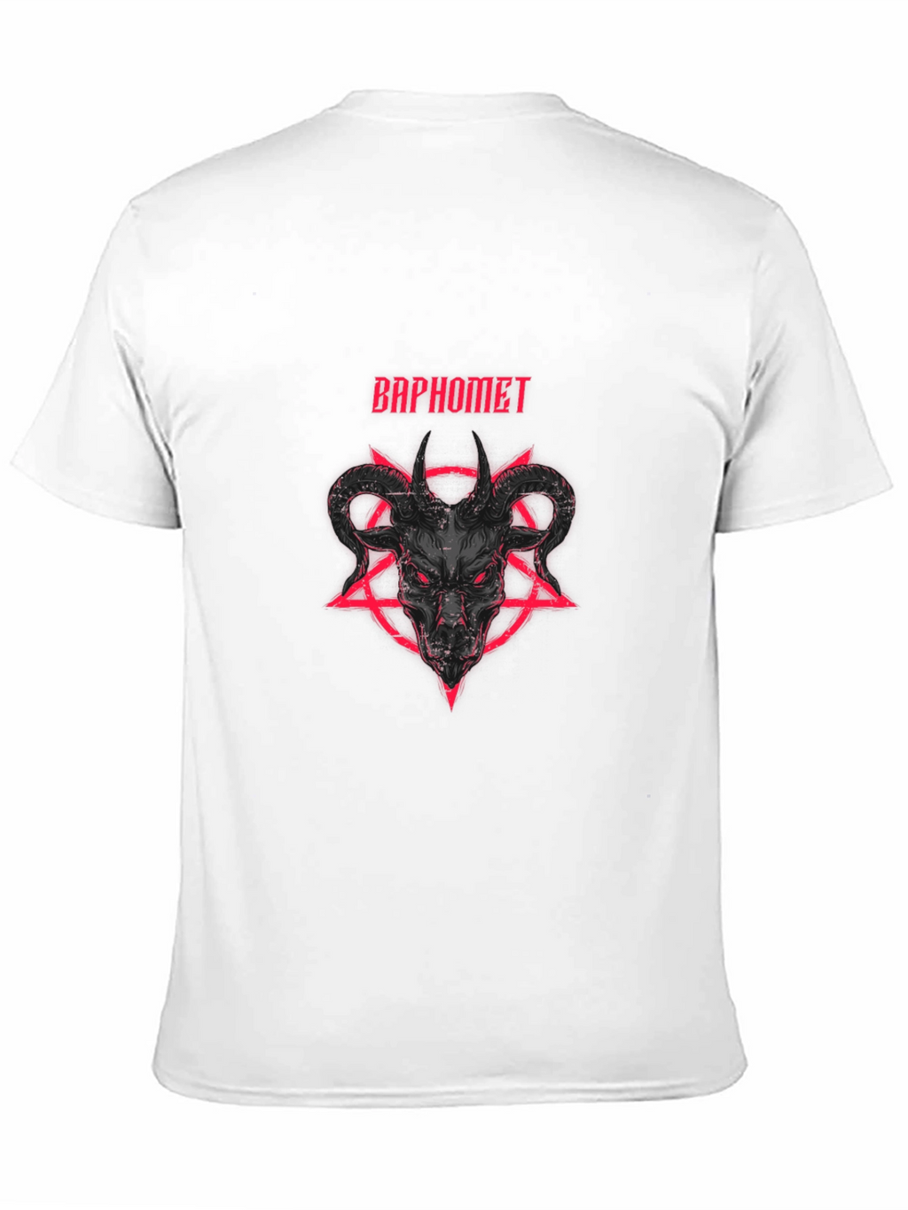 Baphomet Goat Tee - Satanic Graphic T-Shirt - Black